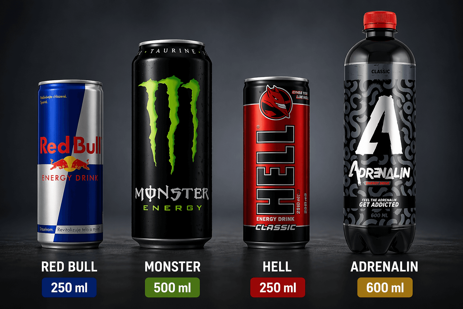 Porovnanie najpopulárnejších energy drinkov - Čo skutočne funguje?