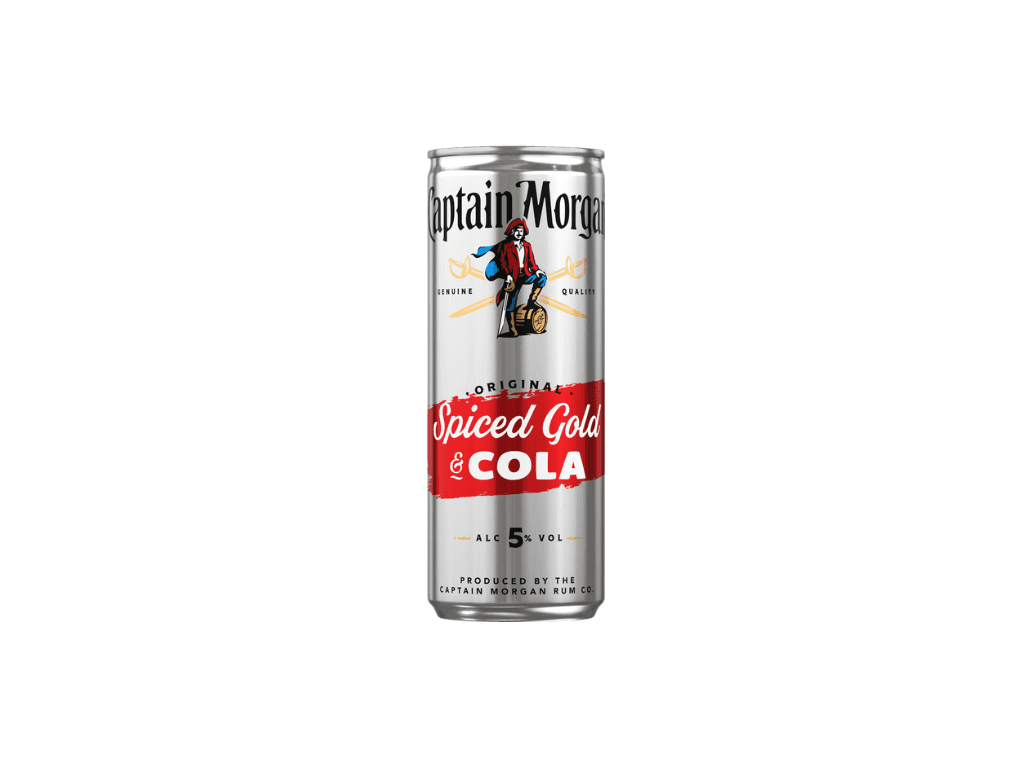 Captain Morgan & Cola 5% 250 ml