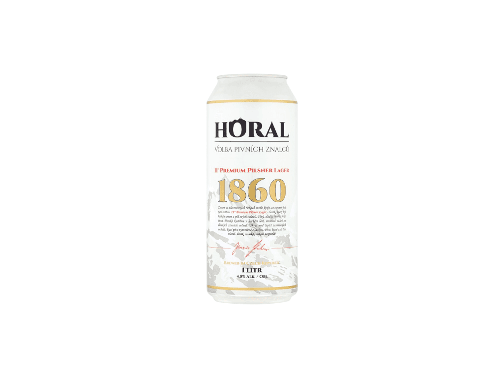 HORAL 4,8 % Premium Pilsner Lager pivo 1 l
